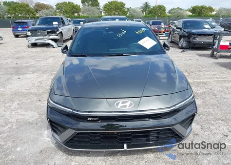 2024 Hyundai Elantra N Line z USA, uszkodzony, nr VIN KMHLR4DF5RU795945